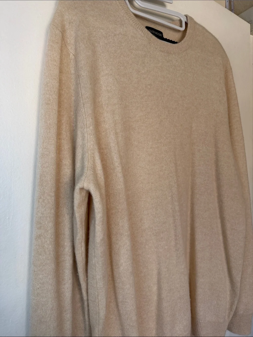 Club Monaco Men's Crewneck Sweater in Beige